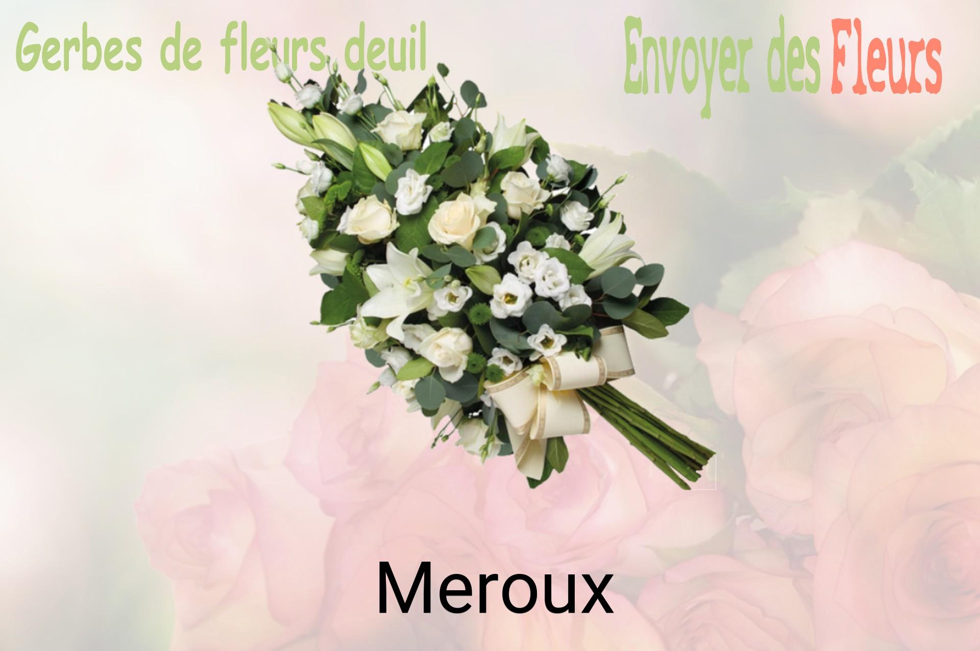 Gerbe de fleurs de deuil livrée à Meroux