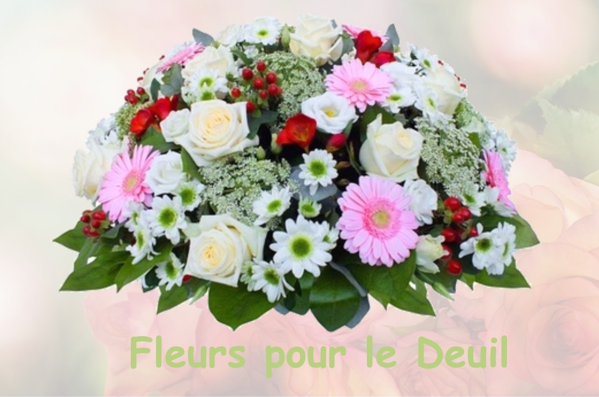fleurs deuil MEROUX